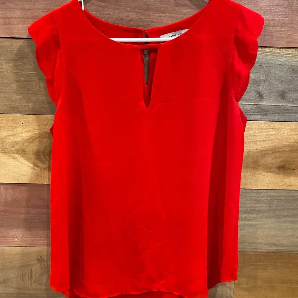 Naked Zebra Red Shirt - S